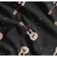 thumbnail image 1 of Soimoi Cotton Poplin Fabric Notes & Guitar Musical Instrument Print Fabric by The Yard 42 Inch Wide, 1 of 7