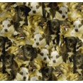 thumbnail image 1 of Soimoi Cotton Poplin Fabric Puppies Scene Fabric Prints by Yard 56 Inch Wide, 1 of 7