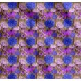 thumbnail image 1 of Soimoi Cotton Poplin Fabric Purple & Lavender Blue Flower Floral Decor Fabric Printed Yard 42 Inch Wide, 1 of 7