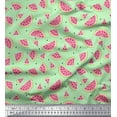 thumbnail image 1 of Soimoi Cotton Poplin Fabric Seeds & Watermelon Fruits Print Fabric by Yard 42 Inch Wide, 1 of 1