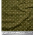 thumbnail image 1 of Soimoi Cotton Poplin Fabric Skull & Direction Compass Shirting Print Fabric by The Yard 56 Inch Wide, 1 of 1