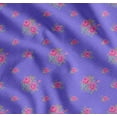 thumbnail image 1 of Soimoi Cotton Poplin Fabric Swirl,Leaves & Rose Floral Print Sewing Fabric Yard 42 Inch Wide, 1 of 7