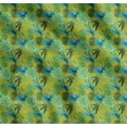 thumbnail image 1 of Soimoi Cotton Poplin Fabric Tropical Leaves Printed Craft Fabric by The Yard 42 Inch Wide, 1 of 7