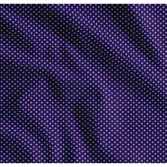 Soimoi Cotton Poplin Fabric White Small Motif Shirting Print Fabric by The Yard 56 Inch Wide