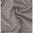 thumbnail image 1 of Soimoi Cotton Poplin Gray Fabric By the Yard - 42 Inch Wide - Damask Block Textile - Elegant and Classic Patterns for Timeless Designs Printed Fabric, 1 of 6