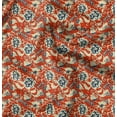thumbnail image 1 of Soimoi Cotton Poplin Orange Fabric By the Yard - 42 Inch Wide - Florals Print Fabric - Elegant and Timeless Patterns for Fashion and Home Decor Printed Fabric, 1 of 6
