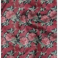 thumbnail image 1 of Soimoi Cotton Poplin Pink Fabric By the Yard - 42 Inch Wide - Rose Floral Pattern Textile - Romantic and Delicate Designs for Stylish Projects Printed Fabric, 1 of 6