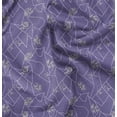 thumbnail image 1 of Soimoi Cotton Poplin Purple Fabric By the Yard - 42 Inch Wide - Geometric Floral Textile - Contemporary and Stylish Designs for Fashion and Crafts Printed Fabric, 1 of 6