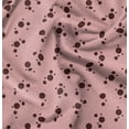 thumbnail image 1 of Soimoi Cotton Satin Spandex Orange Fabric - By the Yard - 54 Inch Wide - Polka Dots Print Fabric - Inspired Elegance for Apparel and Decor Printed Fabric, 1 of 6