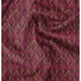 thumbnail image 1 of Soimoi Cotton Satin Spandex Pink Fabric By the Yard - 54 Inch Wide - African Tribal Material - Artistic and Modern Patterns for Various Uses Printed Fabric, 1 of 6