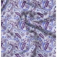 thumbnail image 1 of Soimoi Cotton Satin Spandex Purple Fabric By the Yard - 54 Inch Wide - Leaves Floral & Cat Animal Pattern Fabric - Botanical and Elegant Designs for Various Uses Printed Fabric, 1 of 6