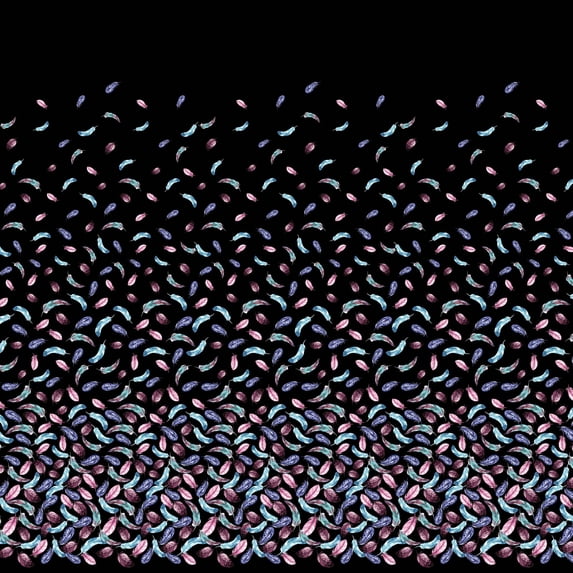 Soimoi Cotton Voile Fabric Artistic Feather Panel Print Fabric by Yard 42 Inch Wide