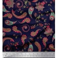 thumbnail image 1 of Soimoi Cotton Voile Fabric Artistic Paisley Print Sewing Fabric Yard 42 Inch Wide, 1 of 1