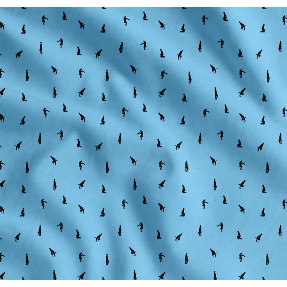 Soimoi Cotton Voile Fabric Bag,Umbrella & Men Shirting Printed Fabric 1 Yard 56 Inch Wide