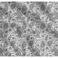 thumbnail image 1 of Soimoi Cotton Voile Fabric Black Sketch Paisley Print Fabric by Yard 42 Inch Wide, 1 of 7