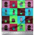 thumbnail image 1 of Soimoi Cotton Voile Fabric Cactus Tree Decor Fabric Printed Yard 42 Inch Wide, 1 of 3