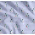 thumbnail image 1 of Soimoi Cotton Voile Fabric Carrot & Rabbit Dots Print Fabric by the Yard 42 Inch Wide, 1 of 7