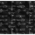thumbnail image 1 of Soimoi Cotton Voile Fabric Check & Airplane Transport Print Fabric by Yard 56 Inch Wide, 1 of 7