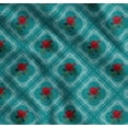 thumbnail image 1 of Soimoi Cotton Voile Fabric Check,Leaves & Rose Floral Print Fabric by Yard 42 Inch Wide, 1 of 7