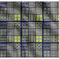 thumbnail image 1 of Soimoi Cotton Voile Fabric Check & Moroccan Patchwork Printed Fabric 1 Yard 42 Inch Wide, 1 of 7