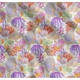 thumbnail image 1 of Soimoi Cotton Voile Fabric Coral Ocean Print Fabric by The Yard 42 Inch Wide, 1 of 7