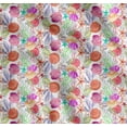 thumbnail image 1 of Soimoi Cotton Voile Fabric Coral,Starfish & Sea Shell Ocean Decor Fabric Printed Yard 56 Inch Wide, 1 of 7