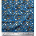 thumbnail image 1 of Soimoi Cotton Voile Fabric Cupcake,Chocolate & Candies Food Fabric Prints by Yard 42 Inch Wide, 1 of 1