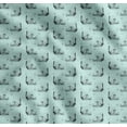 thumbnail image 1 of Soimoi Cotton Voile Fabric Direction Compass,Lighthouse & Yacht Nautical Printed Craft Fabric by The Yard 42 Inch Wide, 1 of 7