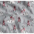 thumbnail image 1 of Soimoi Cotton Voile Fabric Dog,Women & Tree Christmas Decor Fabric Printed Yard 42 Inch Wide, 1 of 7