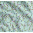 thumbnail image 1 of Soimoi Cotton Voile Fabric Dot,Leaves & Floral Print Sewing Fabric Yard 56 Inch Wide, 1 of 7