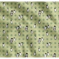 thumbnail image 1 of Soimoi Cotton Voile Fabric Dot & Penguin Ocean Printed Fabric 1 Yard 56 Inch Wide, 1 of 7