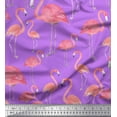 thumbnail image 1 of Soimoi Cotton Voile Fabric Flamingo Bird Decor Fabric Printed Yard 56 Inch Wide, 1 of 3