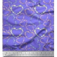 thumbnail image 1 of Soimoi Cotton Voile Fabric Floral & Heart Decor Fabric Printed Yard 56 Inch Wide, 1 of 3