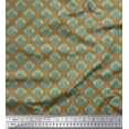 thumbnail image 1 of Soimoi Cotton Voile Fabric Flourish Damask Printed Fabric 1 Yard 56 Inch Wide, 1 of 3