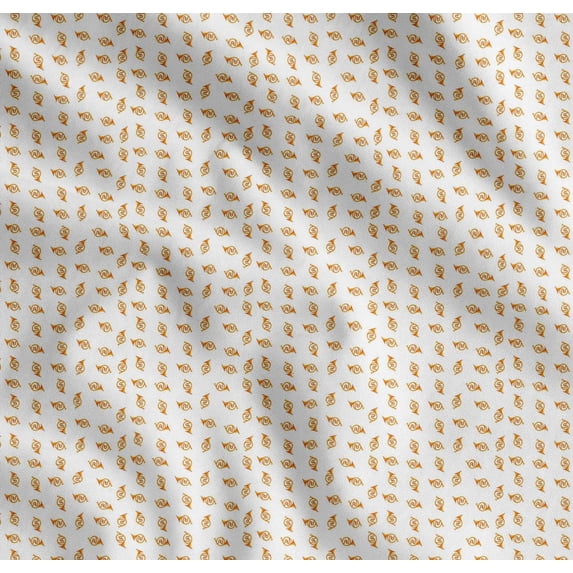 Soimoi Cotton Voile Fabric French Horn Musical Instrument Printed Craft Fabric by The Yard 56 Inch Wide