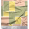thumbnail image 1 of Soimoi Cotton Voile Fabric Geometric Color Block Printed Fabric 1 Yard 42 Inch Wide, 1 of 1
