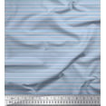 thumbnail image 1 of Soimoi Cotton Voile Fabric Horizontal Stripe Fabric Prints by Yard 42 Inch Wide, 1 of 3