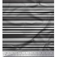 thumbnail image 1 of Soimoi Cotton Voile Fabric Horizontal Stripe Print Fabric by The Yard 42 Inch Wide, 1 of 3