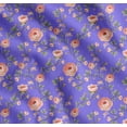 thumbnail image 1 of Soimoi Cotton Voile Fabric Leaves & Camellias Floral Printed Fabric 1 Yard 42 Inch Wide, 1 of 7