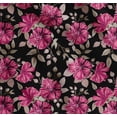 thumbnail image 1 of Soimoi Cotton Voile Fabric Leaves & Carnation Floral Printed Craft Fabric by the Yard 56 Inch Wide, 1 of 7