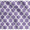 thumbnail image 1 of Soimoi Cotton Voile Fabric Leaves & Floral Artistic Printed Craft Fabric by The Yard 42 Inch Wide, 1 of 7