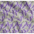 thumbnail image 1 of Soimoi Cotton Voile Fabric Leaves & Lavender Shirting Print Sewing Fabric Yard 56 Inch Wide, 1 of 7