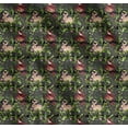 thumbnail image 1 of Soimoi Cotton Voile Fabric Leaves & Rabbit Animal Print Fabric by The Yard 42 Inch Wide, 1 of 7