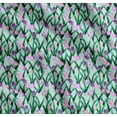thumbnail image 1 of Soimoi Cotton Voile Fabric Leaves & Tulip Floral Print Fabric by Yard 42 Inch Wide, 1 of 7