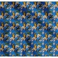 thumbnail image 1 of Soimoi Cotton Voile Fabric Macaw Parrot,Leaves & Waterlily Floral Printed Craft Fabric by the Yard 56 Inch Wide, 1 of 7
