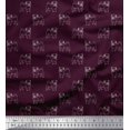 thumbnail image 1 of Soimoi Cotton Voile Fabric Pug Dog Printed Craft Fabric by The Yard 56 Inch Wide, 1 of 3