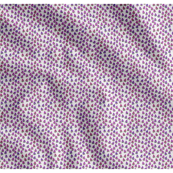 Soimoi Cotton Voile Fabric Sailboat Shirting Decor Fabric Printed Yard 56 Inch Wide