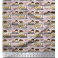 thumbnail image 1 of Soimoi Cotton Voile Fabric Sleigh,Bread & Hot Dog Food Print Fabric by The Yard 42 Inch Wide, 1 of 1
