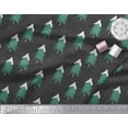 thumbnail image 1 of Soimoi Cotton Voile Fabric Snow & Tree Christmas Decor Fabric Printed Yard 42 Inch Wide, 1 of 3