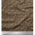 thumbnail image 1 of Soimoi Cotton Voile Fabric Spiral & Paisley Decor Fabric Printed Yard 42 Inch Wide, 1 of 1